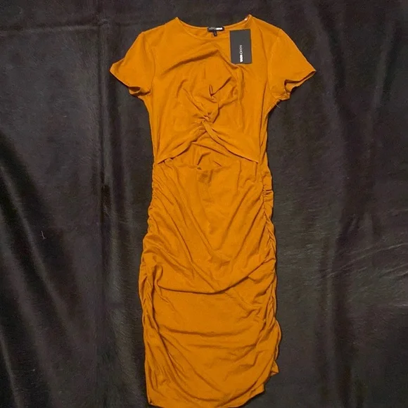 slim fit dress slacks Nova Dress in Vintage Yellow | OMNES | Ethical & Affordable Clothing